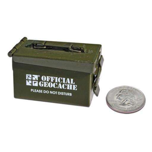 Micro Ammo Can Cache Container