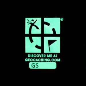 Logo Géocaching «glow in the dark»