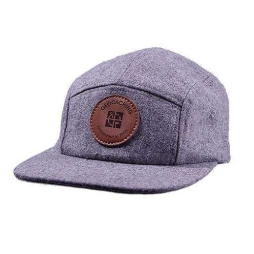 Casquette grise 5 panneaux